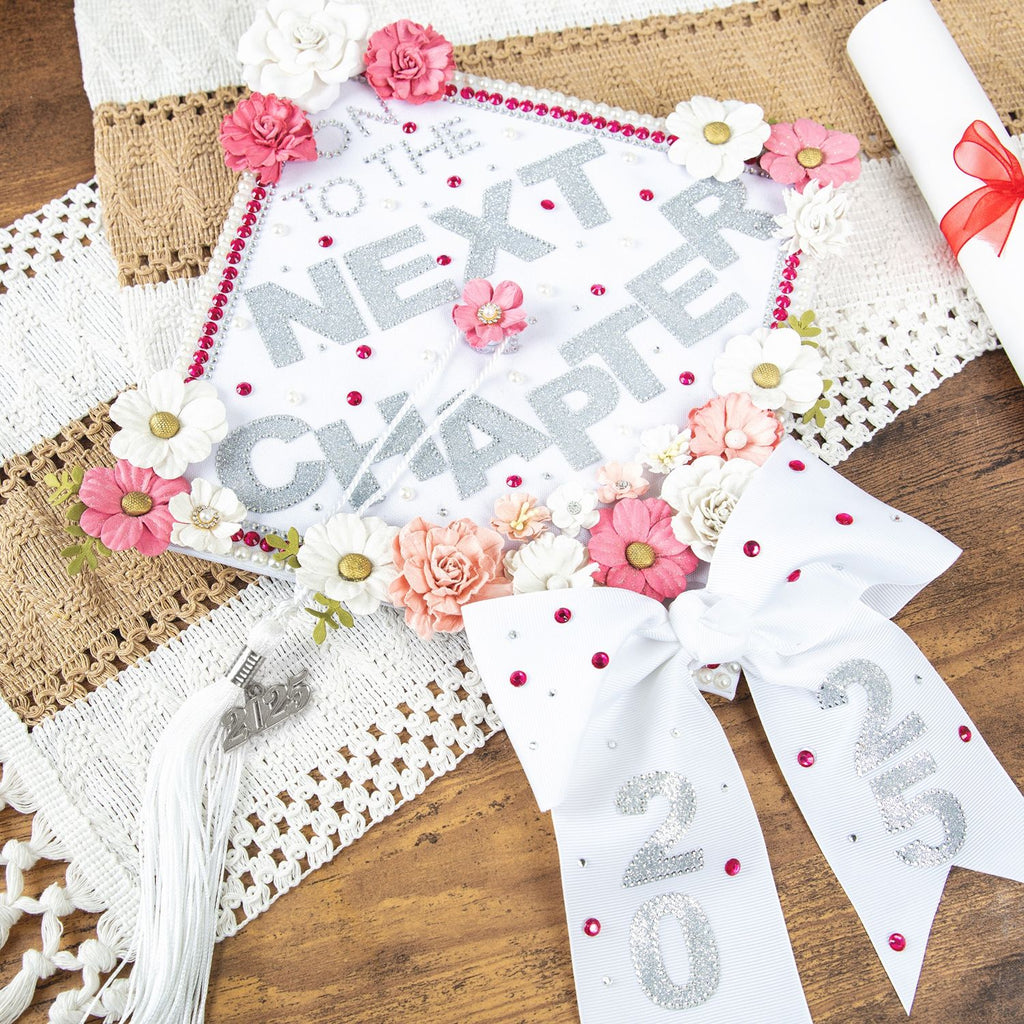 Tonic Craft Perfect Pink Handmade Flowers 40004429 Graduation Cap Project