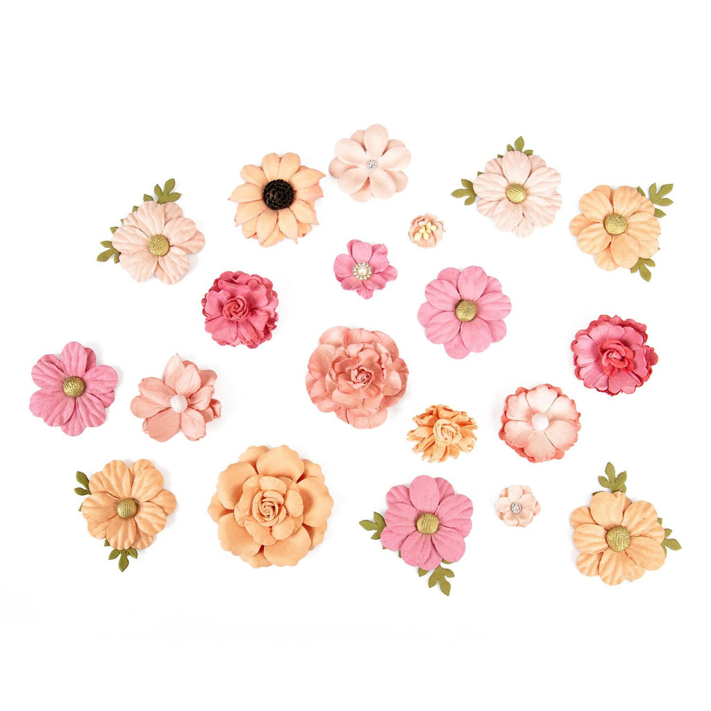 Tonic Craft Perfect Pink Handmade Flowers 40004429 Product View