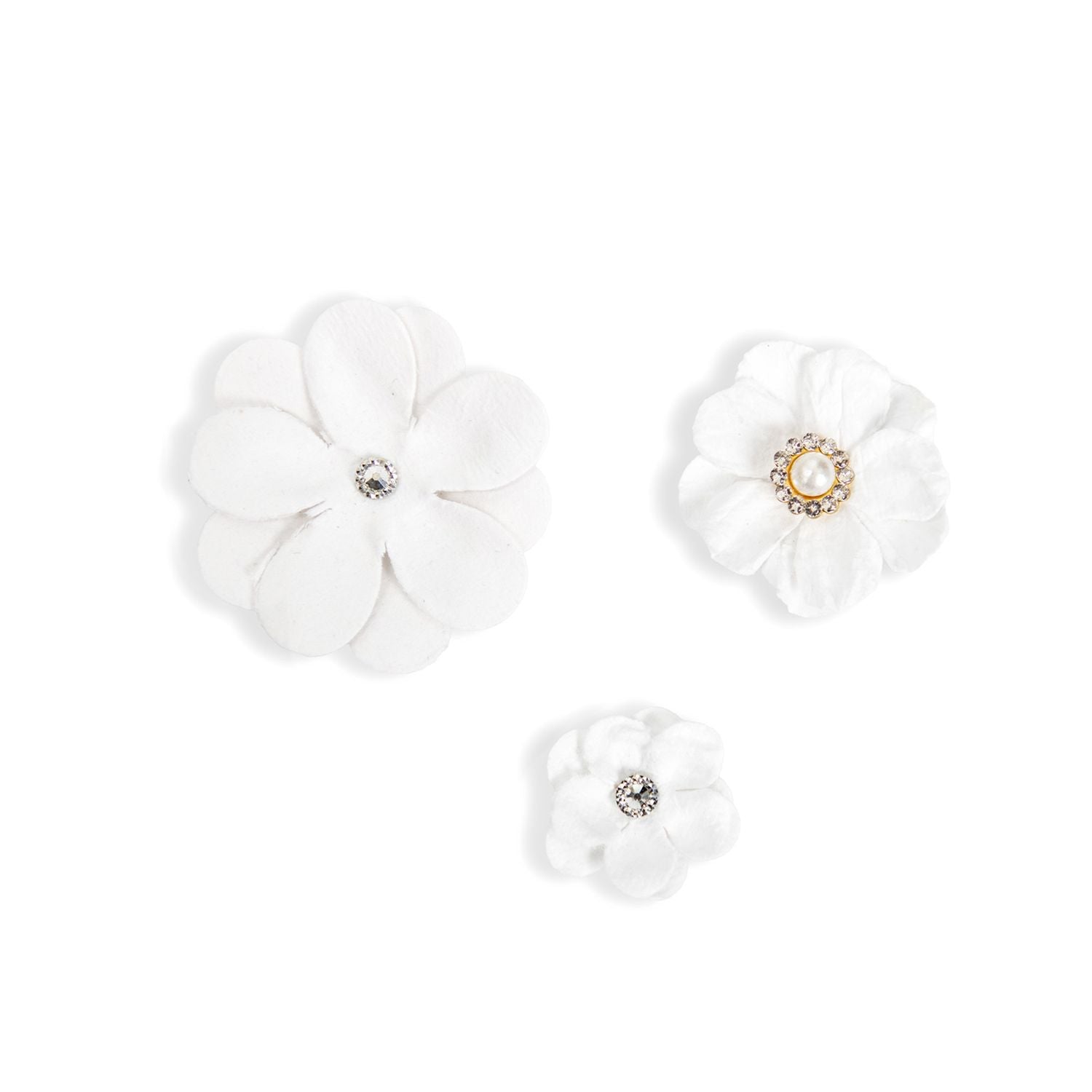 Tonic Craft Perfect White Handmade Flowers 40004428 Floral Trio