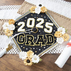 Tonic Craft Perfect White Handmade Flowers 40004428 Graduation Cap Project