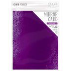 Tonic Electric Purple 8.5 x 11 Mirror Card Gloss Cardstock 9455E