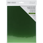 Tonic Flourishing Green 8.5 x 11 Mirror Card Satin Cardstock 9493e