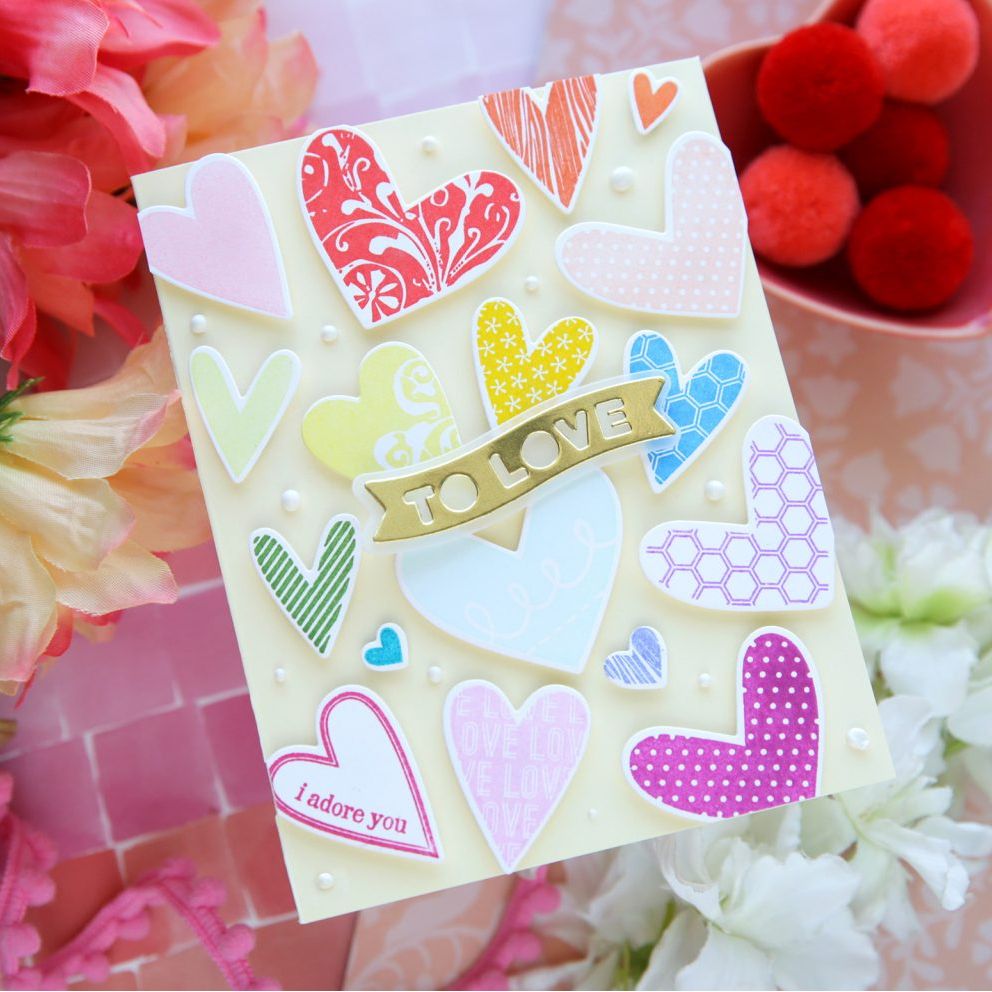 Tonic Gloss Simply White Nuvo Crystal Drops 651N Rainbow Of Hearts Card | color-code:ALT04