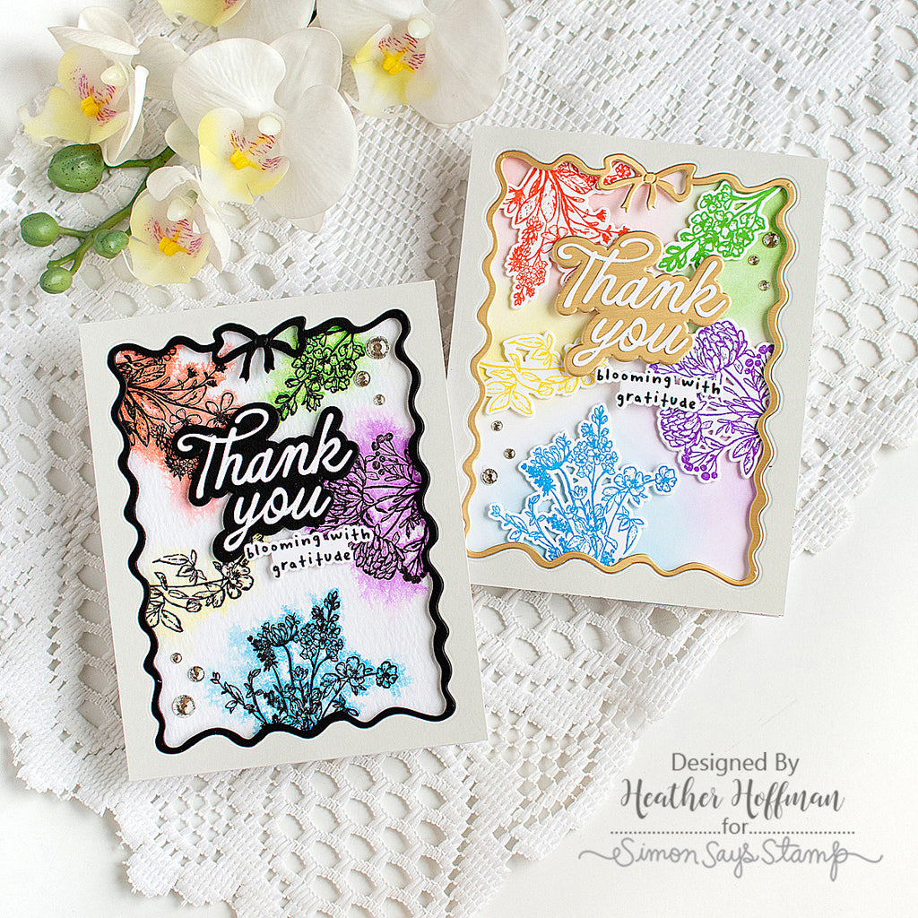 Tonic Honey Gold 8.5 x 11 Mirror Card Satin Cardstock 9487E Blooming with Gratitude Cards | color-code:ALT08