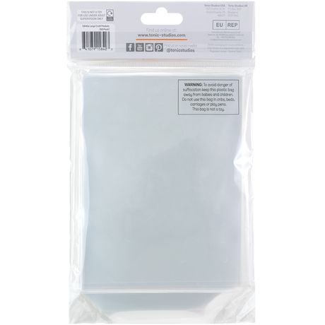 Tonic Large Craft Pockets 5.5 x 7.2 50 Pack 5840e Back of Package