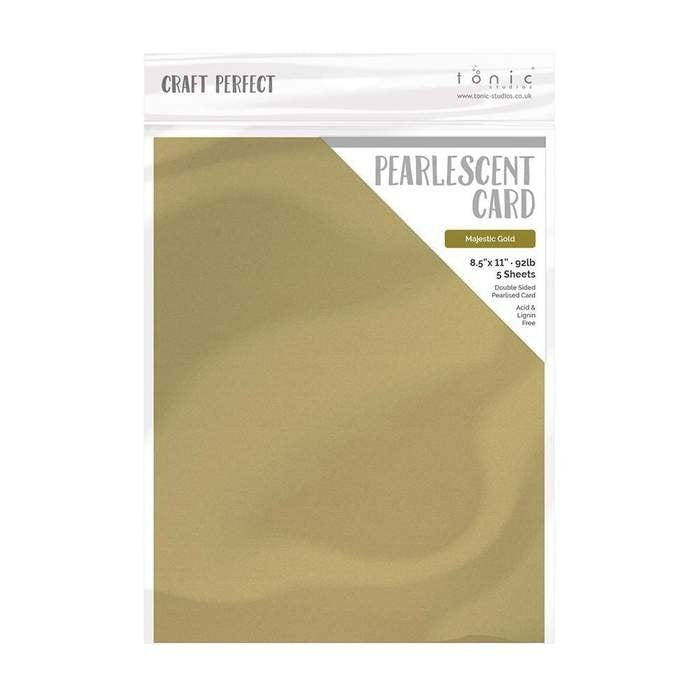 Tonic Majestic Gold 8.5 x 11 Pearlescent Cardstock 9530e