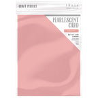 Tonic Princess Pink 8.5 x 11 Pearlescent Cardstock 9545e