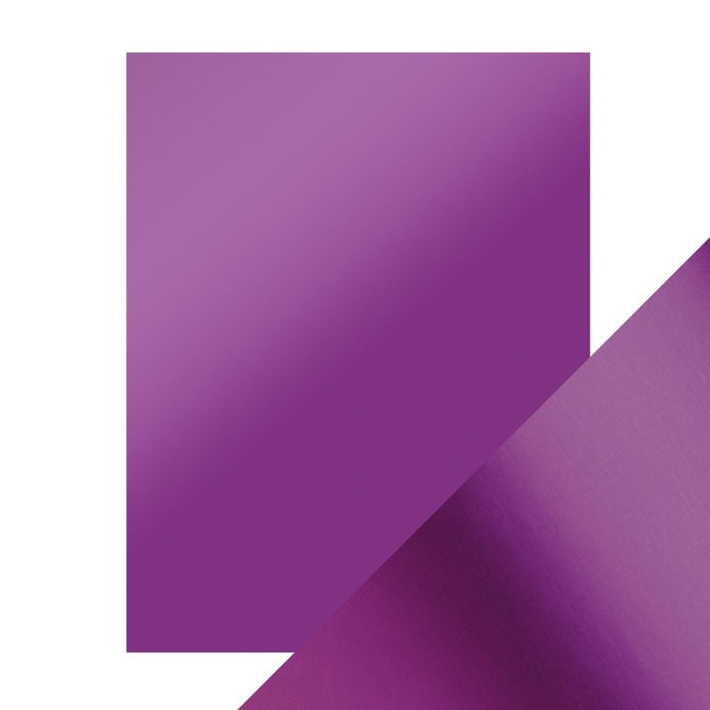 Tonic Purple Mist 8.5 x 11 Mirror Card Satin Cardstock 9485E
