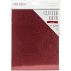 Tonic Ruby Ritz 8.5 x 11 Glitter Cardstock 9964e