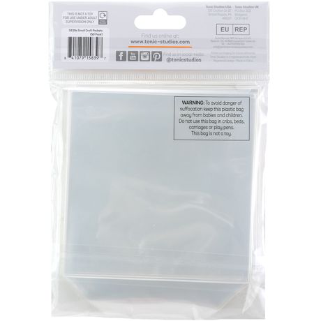 Tonic Small Craft Pockets 5.12 x 5.12 Pack 5839e back of package