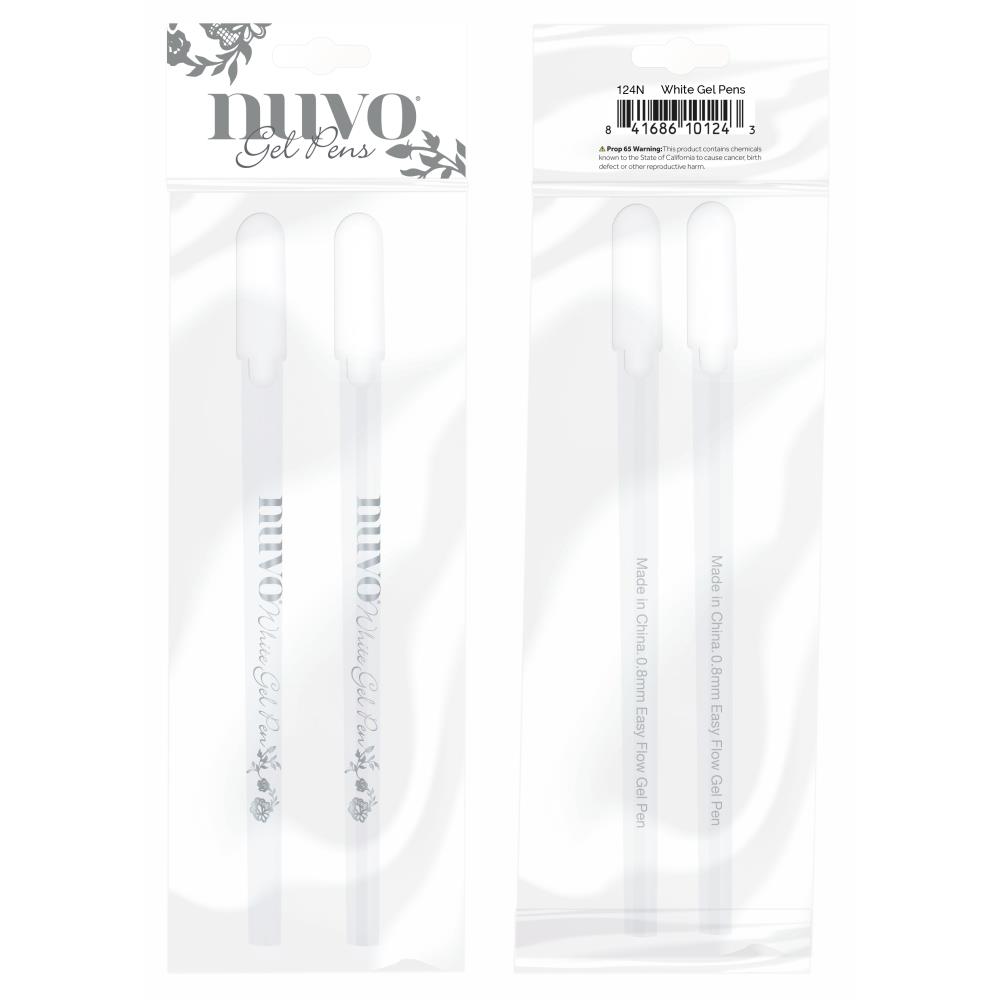 Tonic White Nuvo Gel Pens 2 Pack 124n
