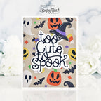 Honey Bee Too Cute To Spook Dies hbds-toctsk Modern Halloween Card