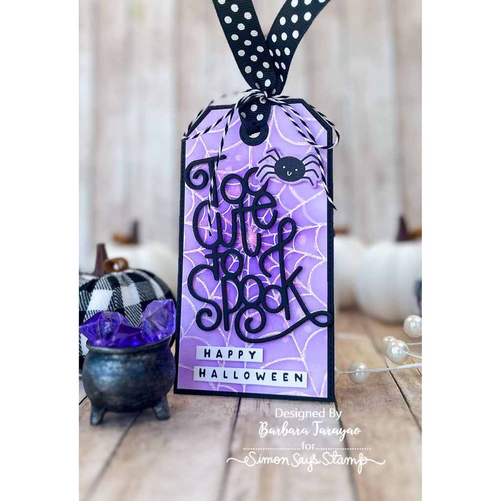 Simon Says Stamp Too Cute To Spook Wafer Dies sssd112850 Stamptember Halloween Tag