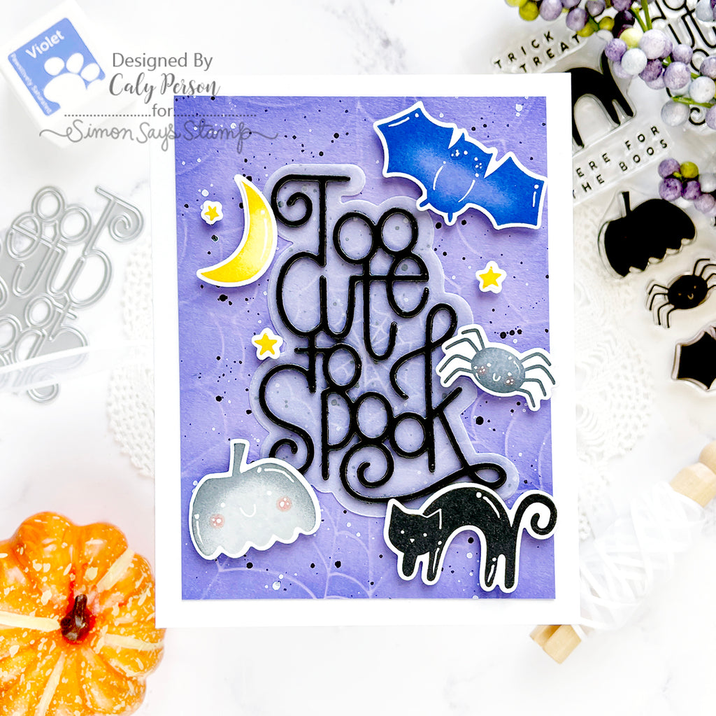 Simon Says Stamp Too Cute To Spook Wafer Dies sssd112850 Stamptember Halloween Card | color-code:ALT02