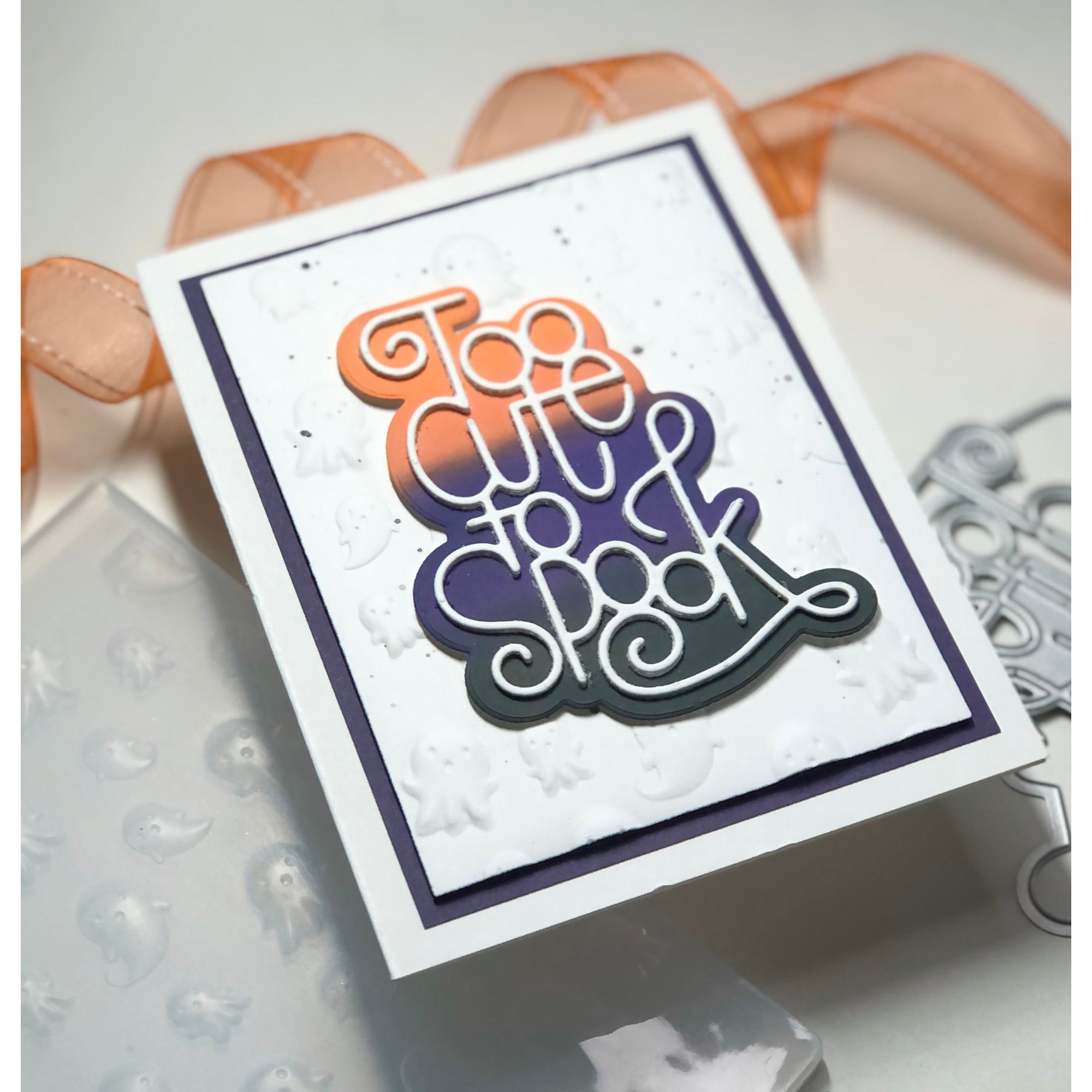 Simon Says Stamp Too Cute To Spook Wafer Dies sssd112850 Stamptember Halloween Card