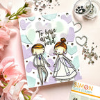 Simon Says Stamp To the Happy Couple Images Wafer Dies 1071sdc Celebrate Wedding Card