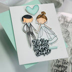 Simon Says Stamp To the Happy Couple Images Wafer Dies 1071sdc Celebrate Wedding Card