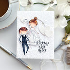 Simon Says Stamp To the Happy Couple Images Wafer Dies 1071sdc Celebrate Wedding Card | color-code:ALT06