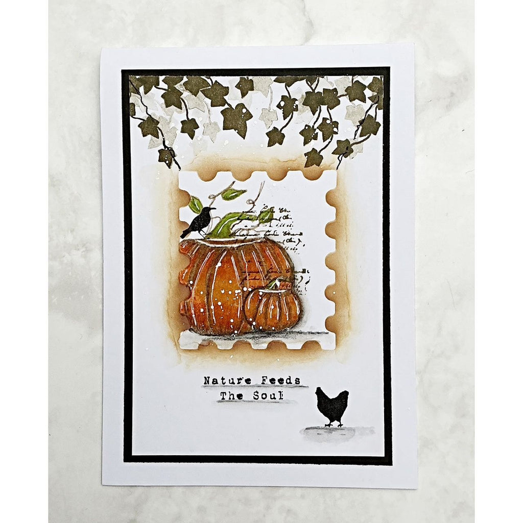 Tracy Evans Boutique Designs A Myriad of Designs A5 Clear Stamps te44 bird