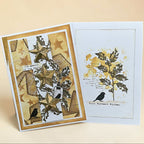Tracy Evans Boutique Designs A Promise of Tomorrow A5 Clear Stamp Set te63 stars birds garland berries 