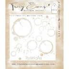 Tracy Evans Boutique Designs Background Grunge 6x6 Stencil st11