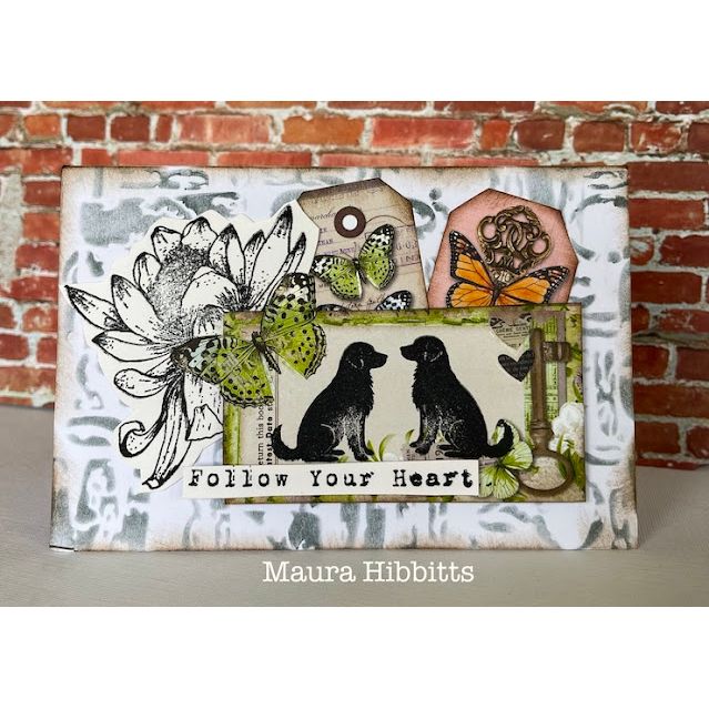 Tracy Evans Boutique Designs Beauty Surrounds Us Clear Stamps te56 follow your heart | color-code:ALT01