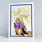 Tracy Evans Boutique Designs Brick Wall 6x6 Stencil st9 wolf