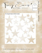 Tracy Evans Boutique Designs Cluster 4x4 Snippet Stencil ss42