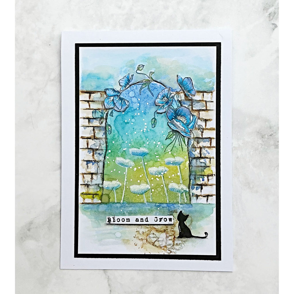 Tracy Evans Boutique Designs Distressed Arch Snippet Stencil ss17 cat