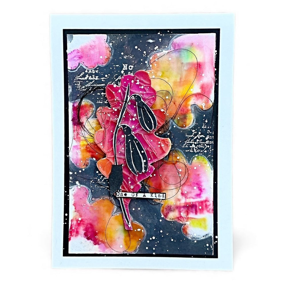 Tracy Evans Boutique Designs Flora and Fauna A5 Clear Stamps te53 kind