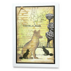 Tracy Evans Boutique Designs Fox 4x4 Snippet Stencil ss39 inspired by nature
