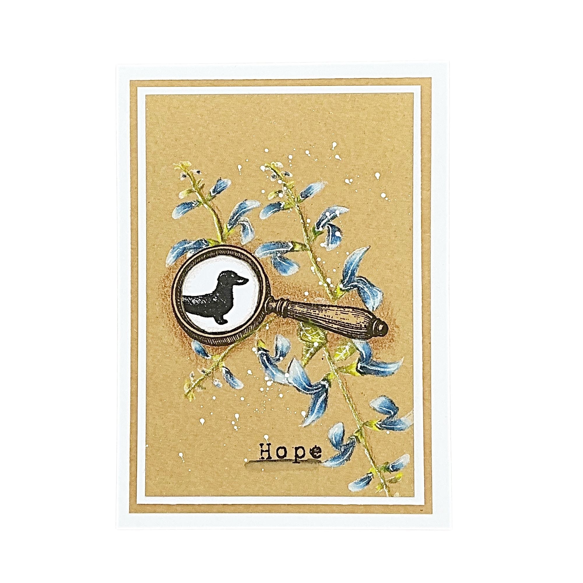 Tracy Evans Boutique Designs Framed Delights Clear Stamps te58 hope
