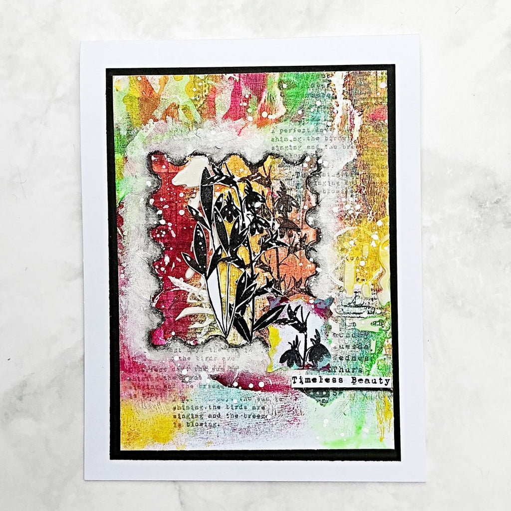 Tracy Evans Boutique Designs Frames Snippet Stencil ss024 beauty