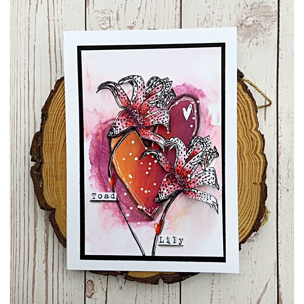 Tracy Evans Boutique Designs Garden Elements A5 Clear Stamps te30 heart