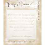 Tracy Evans Boutique Designs Garden Text 6x6 Stencil st8