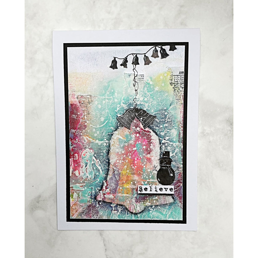 Tracy Evans Boutique Designs Grunge Stencil 6x6 Stencil st3 bell