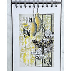 Tracy Evans Boutique Designs Grunge Stencil 6x6 Stencil st3 insect
