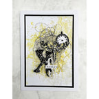 Tracy Evans Boutique Designs Grunge Stencil 6x6 Stencil st3 insect moth