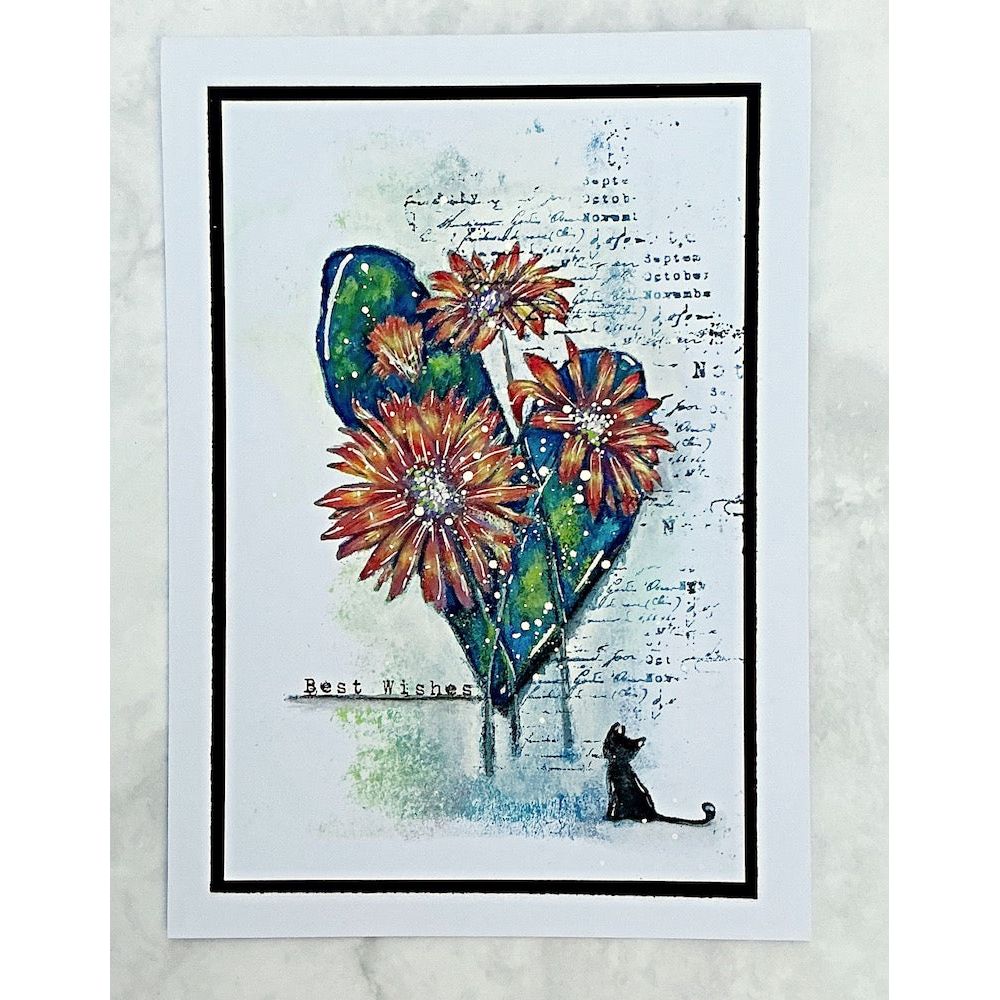 Tracy Evans Boutique Designs Heart Snippet Stencil ss12 best wishes