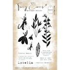 Tracy Evans Boutique Designs Lobelia A6 Clear Stamps te46