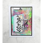 Tracy Evans Boutique Designs Lobelia A6 Clear Stamps te46 lobelia