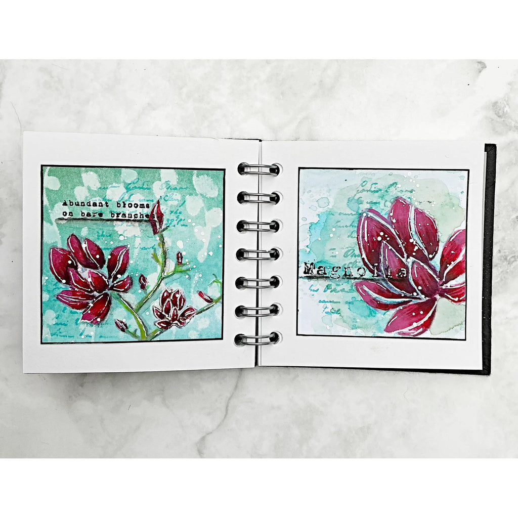 Tracy Evans Boutique Designs Magnolia A6 Clear Stamps te43 branches