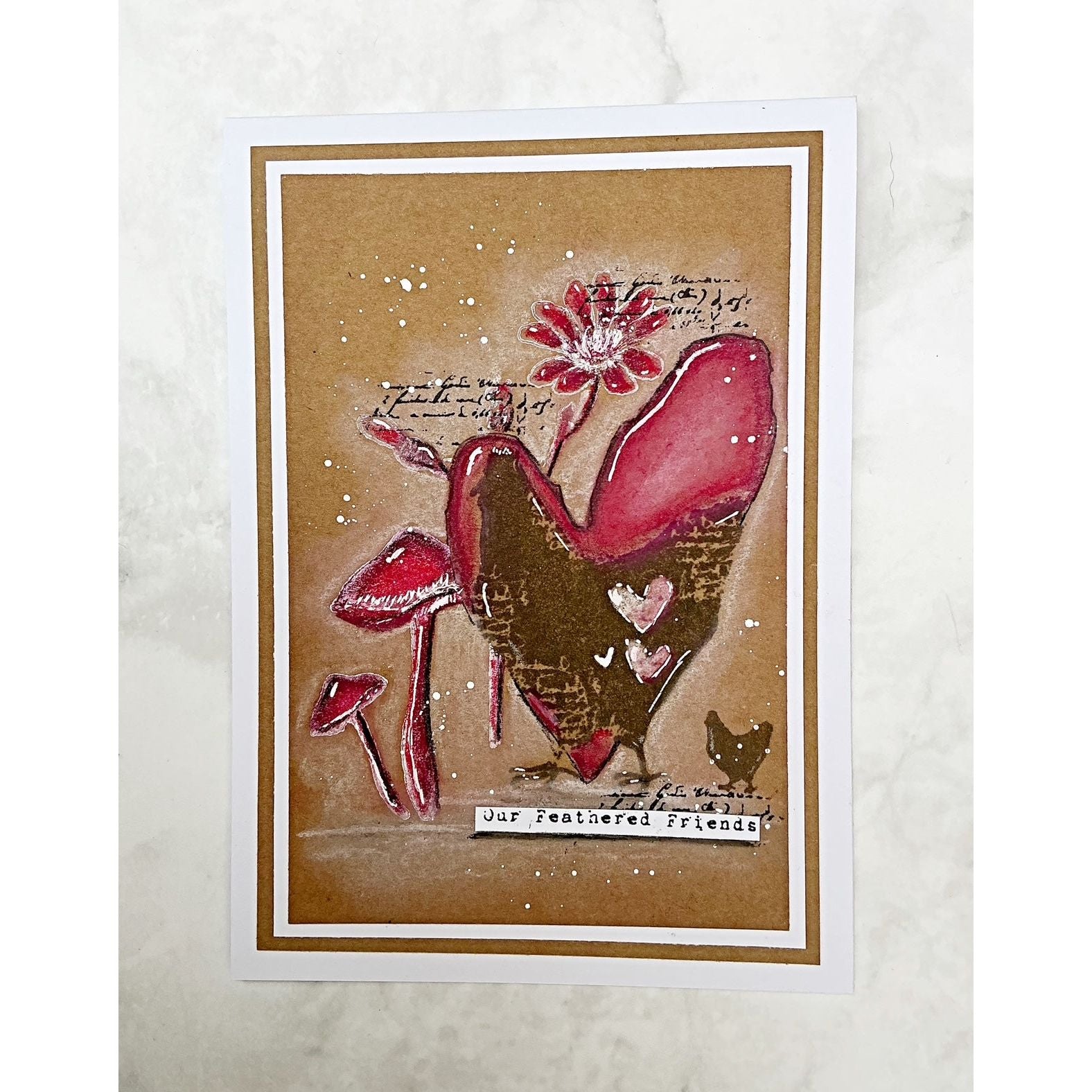 Tracy Evans Boutique Designs On The Wild Side A6 Clear Stamps te50 heart