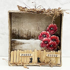 Tracy Evans Boutique Designs Poppy A6 Clear Stamps te39 poppy