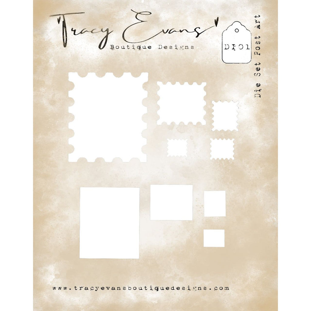 Tracy Evans Boutique Designs Post Art Die Set di01