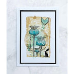 Tracy Evans Boutique Designs Seedheads A7 Clear Stamps te40 seedhead