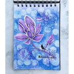 Tracy Evans Boutique Designs Silhouette Bloom 6x6 Stencil st2 magnolia