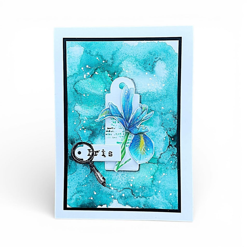 Tracy Evans Boutique Designs Tag Cuts Dies di03 iris