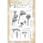 Tracy Evans Boutique Designs The Miracle Of A Flower A5 Clear Stamp Set te59