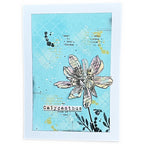 Tracy Evans Boutique Designs Tiles 4x4 Snippet Stencil ss37 calycanthus